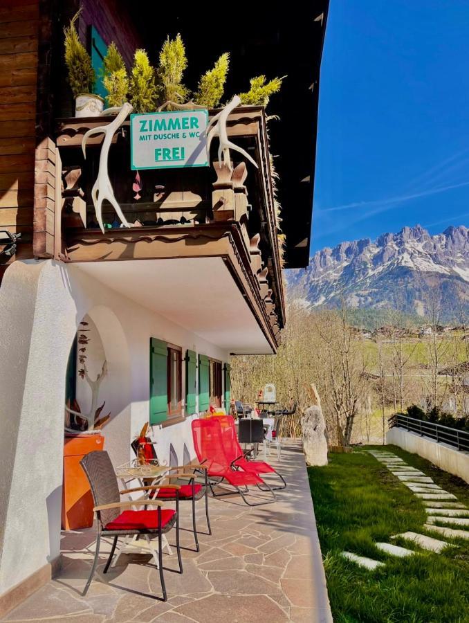 Gaste-Haus Kaisers-Gluck Hotel Going am Wilden Kaiser Buitenkant foto