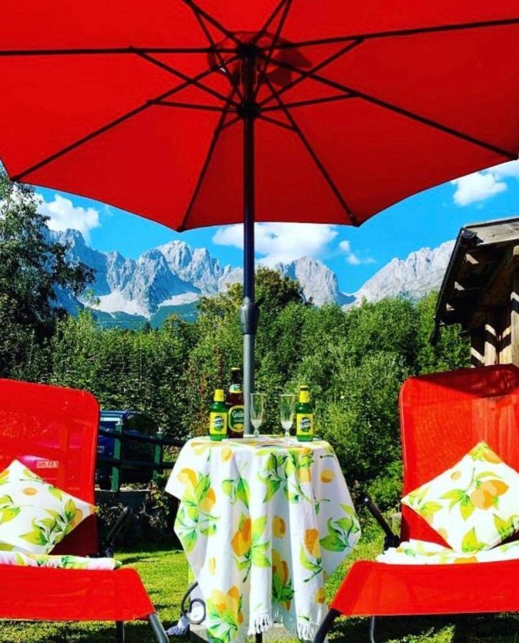 Gaste-Haus Kaisers-Gluck Hotel Going am Wilden Kaiser Buitenkant foto